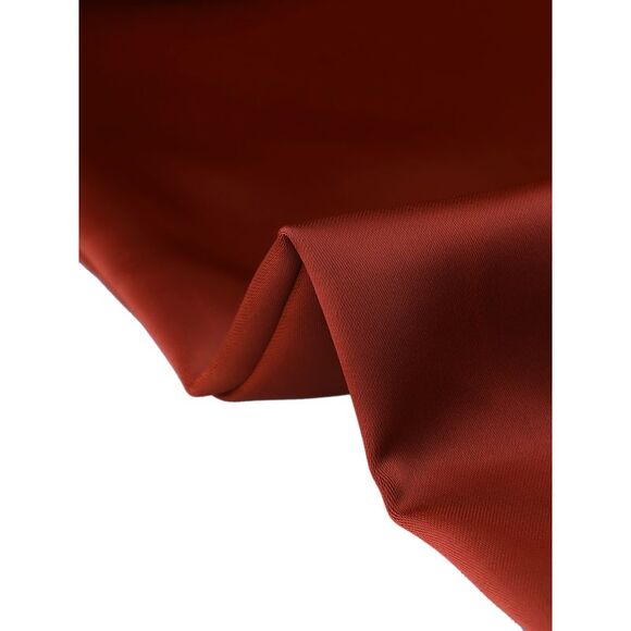 Satin Joggers Drawstring Elastic High Waist Silky Cargo Pants Brown - Picture 5 of 5